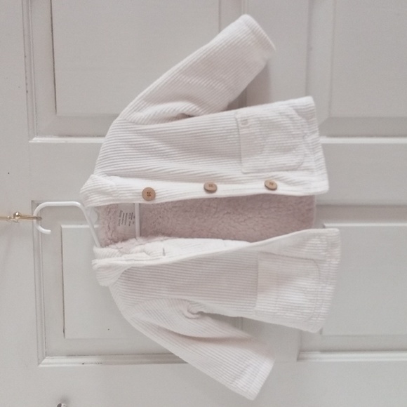 Zara Cream Corduroy Jacket - Picture 1 of 4